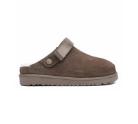 UGG GOLDENSTAR CLOG CHOCOLATE с мехом