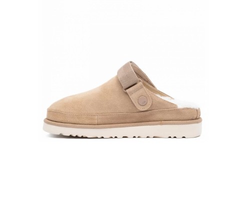 UGG GOLDENSTAR CLOG SAND с мехом