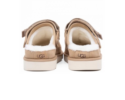 UGG GOLDENSTAR CLOG SAND с мехом