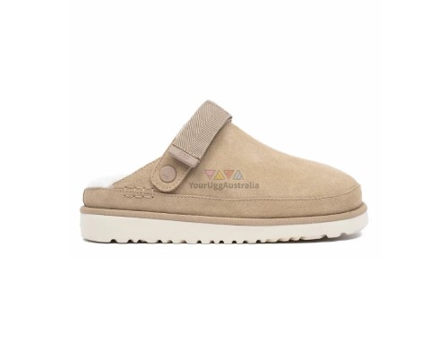 UGG GOLDENSTAR CLOG SAND с мехом