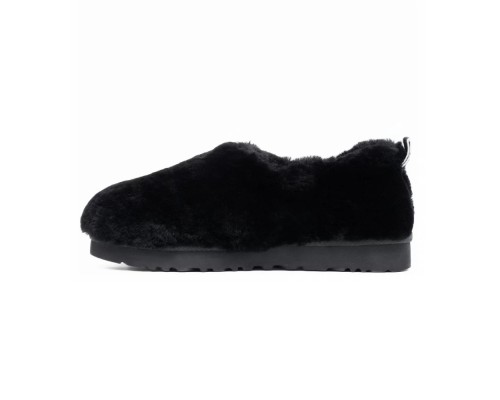 HAILEY FLUFF SLIPPERS BLACK