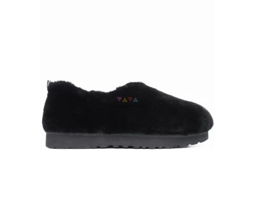 HAILEY FLUFF SLIPPERS BLACK