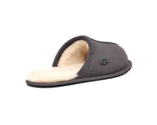 UGG MENS SCUFF SLIPPER  DARK GREY