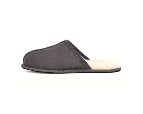 UGG MENS SCUFF SLIPPER  DARK GREY