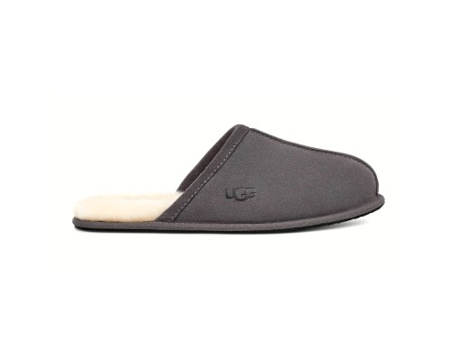 UGG MENS SCUFF SLIPPER  DARK GREY