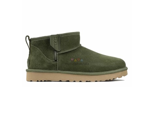 UGG MEN'S CLASSIC ULTRA MINI KHAKI ZIP