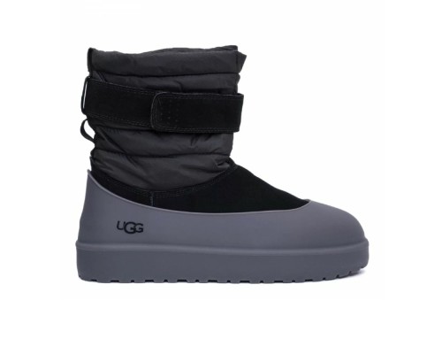 UGG MENS CLASSIC SHORT PULL-ON BLACK