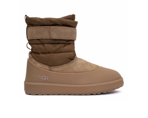 UGG MENS CLASSIC SHORT PULL-ON CHESTNUT