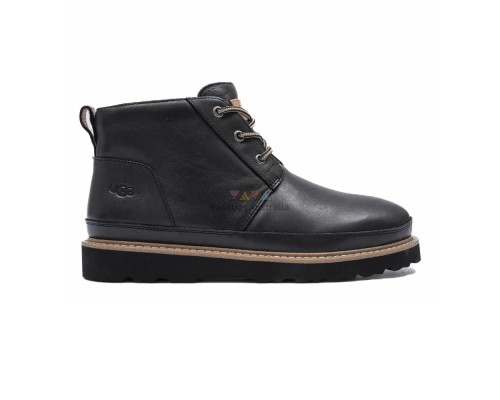 UGG NENS NEUMEL GENTLEMAN LEATHER BLACK