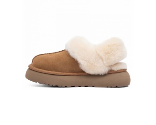UGG SLIPPERS DISQUETTE  CHESTNUT