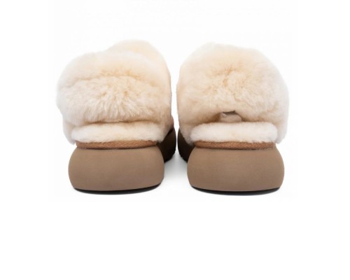 UGG SLIPPERS DISQUETTE  CHESTNUT