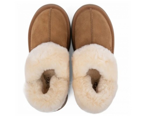 UGG SLIPPERS DISQUETTE  CHESTNUT