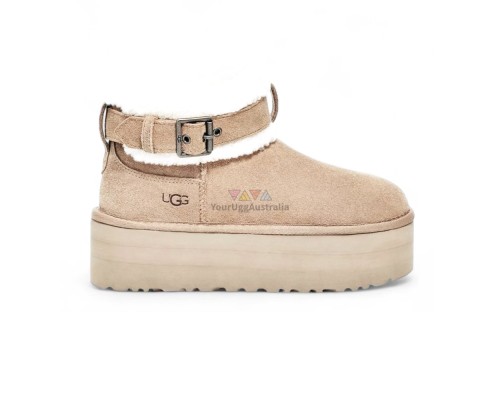 UGG ULTRA MINI BELTED ROLLER SAND