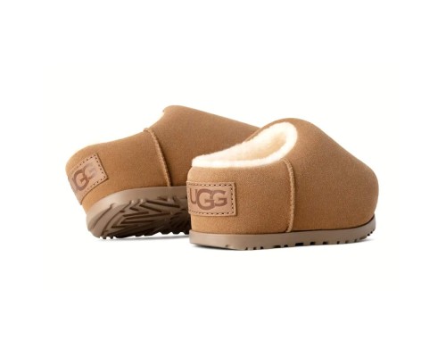WOMEN'S PUMPED SLIDE CHESTNUT