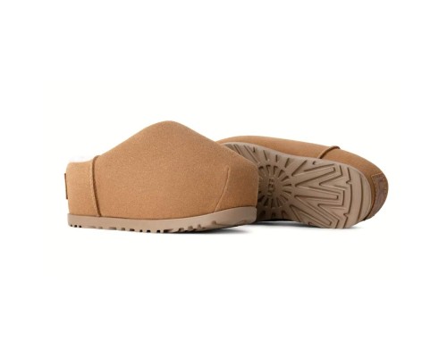 WOMEN'S PUMPED SLIDE CHESTNUT