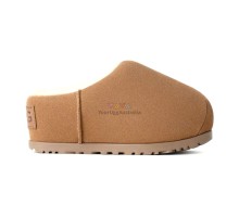 WOMEN'S PUMPED SLIDE CHESTNUT