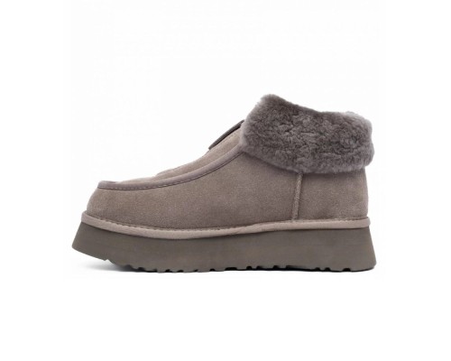 UGG FUNKETTE PLATFORM BOOTS SMOKE