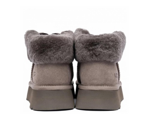 UGG FUNKETTE PLATFORM BOOTS SMOKE