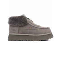 UGG FUNKETTE PLATFORM BOOTS SMOKE