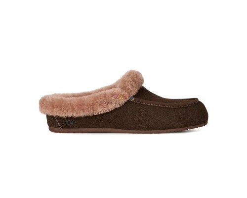 UGG WOMEN'S ANSLEY MULE CHOCOLATE