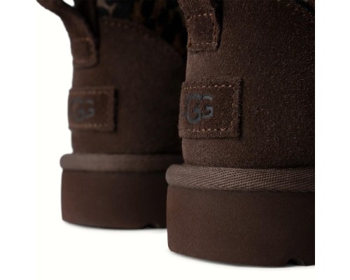 UGG CLASSIC ULTRA MINI  CASPIAN BOOTS CHOCOLATE
