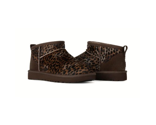 UGG CLASSIC ULTRA MINI  CASPIAN BOOTS CHOCOLATE