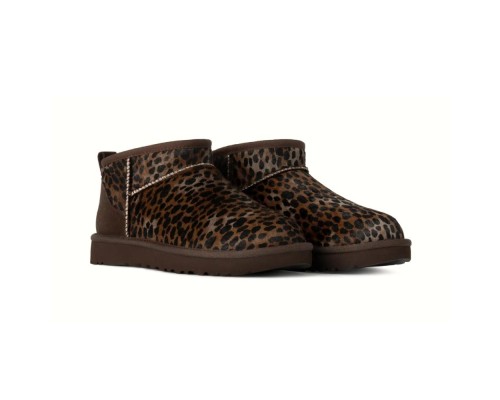 UGG CLASSIC ULTRA MINI  CASPIAN BOOTS CHOCOLATE