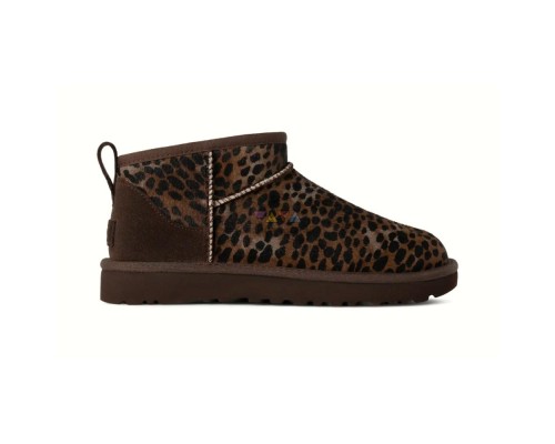 UGG CLASSIC ULTRA MINI  CASPIAN BOOTS CHOCOLATE