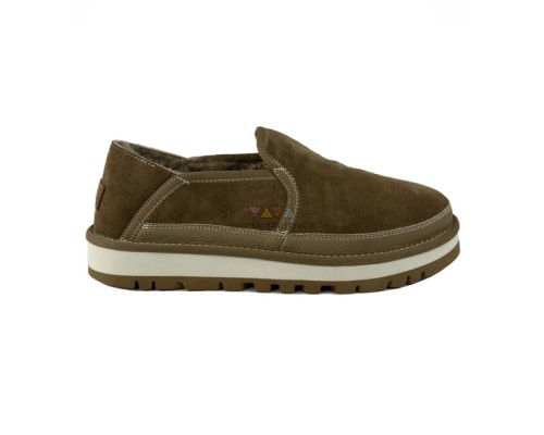 UGG MENS HAYDEN SLIP ON HICKORY