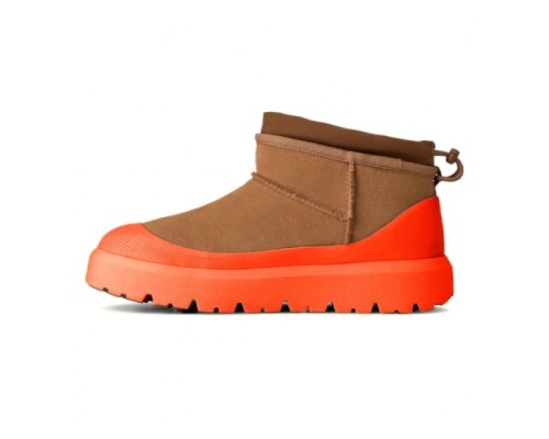 UGG MAN ULTRA MINI HYBRID CHESTNUT/ORANGE