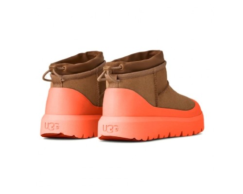 UGG MAN ULTRA MINI HYBRID CHESTNUT/ORANGE
