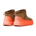 UGG MAN ULTRA MINI HYBRID CHESTNUT/ORANGE