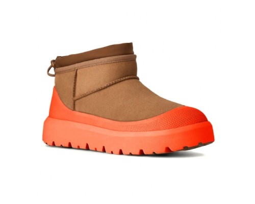 UGG MAN ULTRA MINI HYBRID CHESTNUT/ORANGE