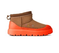 UGG ULTRA MINI HYBRID CHESTNUT/ORANGE 