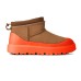 UGG ULTRA MINI HYBRID CHESTNUT/ORANGE