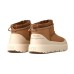 UGG ULTRA MINI HYBRID CHESTNUT WHITECAP