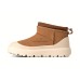 UGG ULTRA MINI HYBRID CHESTNUT WHITECAP