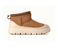 UGG ULTRA MINI HYBRID CHESTNUT WHITECAP
