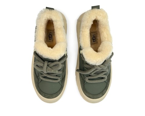 UGG MENS  HERITAGE UTILITY SNEAKER MOSS GREEN