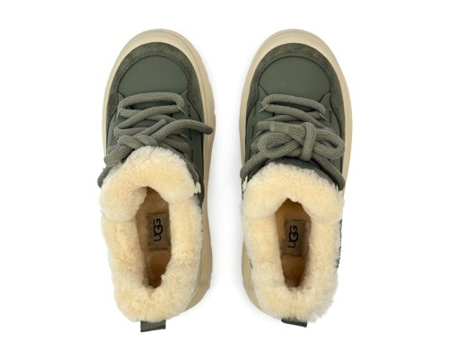 UGG MENS  HERITAGE UTILITY SNEAKER MOSS GREEN