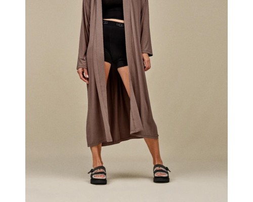 UGG WOMEN'S GREENPORT STRAP SLIDE BLACK