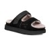 UGG WOMEN'S GREENPORT STRAP SLIDE BLACK