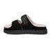 UGG WOMEN'S GREENPORT STRAP SLIDE BLACK
