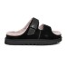 UGG WOMEN'S GREENPORT STRAP SLIDE BLACK