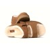 UGG WOMEN'S GREENPORT STRAP SLIDE CHESTNUT