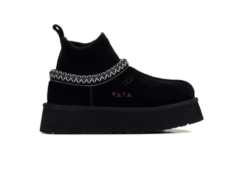 UGG CLASSIC TAZZ KNIT BLACK