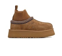 UGG CLASSIC TAZZ KNIT CHESTNUT