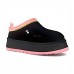 UGG WOMEN'S TASMAN TAZZ BLACK TROPICAL PINK
