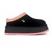 UGG WOMEN'S TASMAN TAZZ BLACK TROPICAL PINK