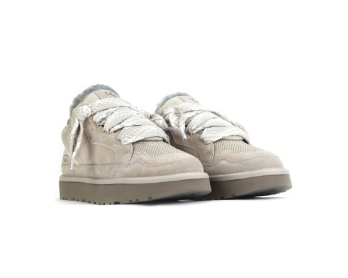 UGG MENS LOWMEL TRAINER LIGHT GREY